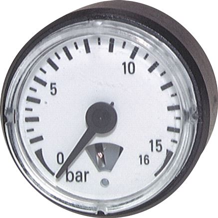 Mini-Manometer, 23mm, 0 - 16bar, G 1/8"
