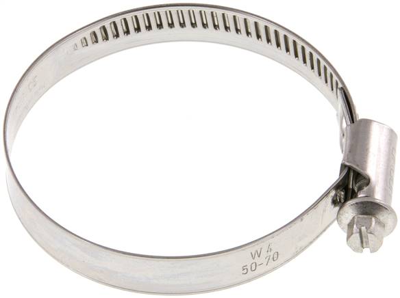 12mm Schlauchschelle 50 - 70mm, 1.4301 (W4) (NORMA)