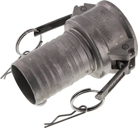 Kamlock-Kupplung (C) 50 (2")mm Schlauch, Edelstahl (1.4408)