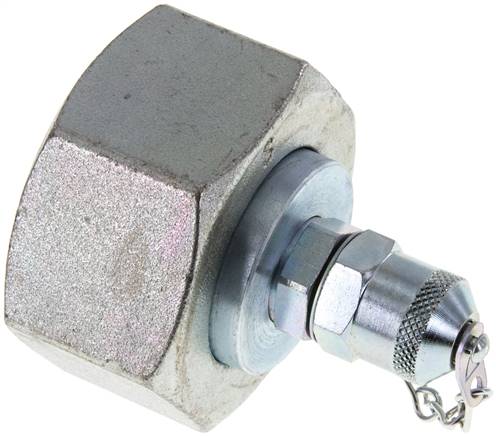 Messanschluss M16x2, 38 S-Dichtkegel, Stahl verzinkt