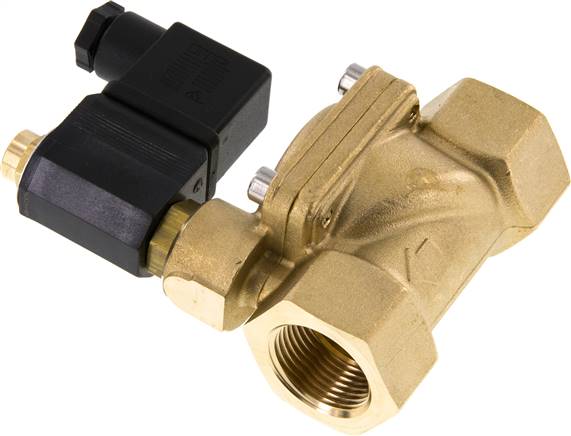 2/2-Wege Magnetventil G 3/4" stromlos geöffnet (NO),NBR 12V=