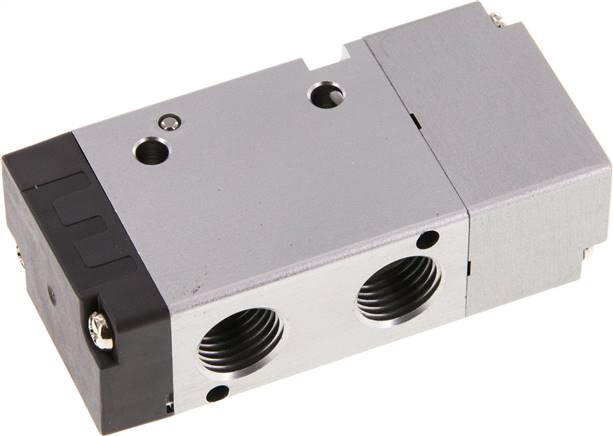 3/2-Wege Pneumatikventil, G 1/4" (Pilot G 1/8"), Federrückstellung (NC), Luftfeder