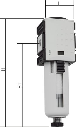 FUTURA Vorfilter (Feinfilter) G 1/4", Futura 1, Kondensatablass automatisch