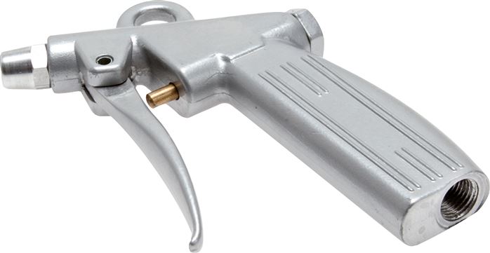 Alu Ausblaspistole mit Lärmschutzdüse 9 mm