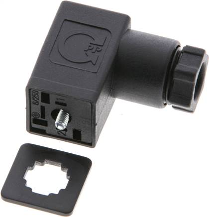 Stecker Größe 0C (DIN/EN-C), schwarz