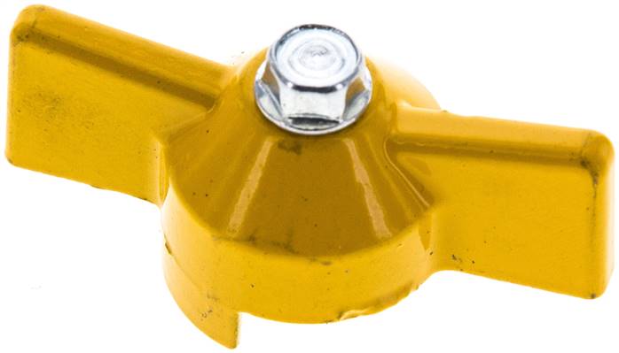 Kombigriff-gelb, Größe 1, Knebel (Aluminium lackiert)