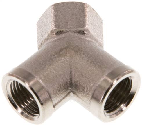 Y-Stück G 1/8" (IG), Messing vernickelt