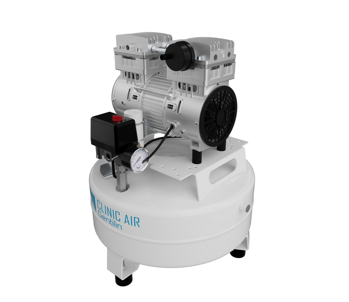 Gentilin ölfreier Kompressor Smart 1.25 | Kolbenkompressor ohne Adsorptionstrockner