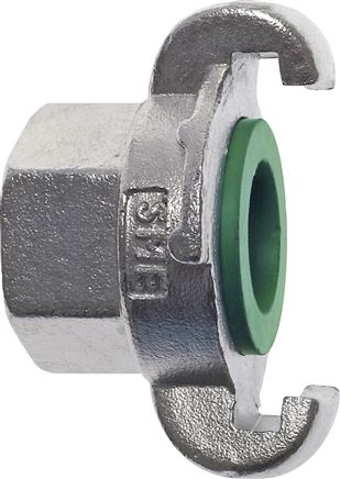 Kompressorkupplung Rp 3/8"(IG), Edelstahl, Dichtung FKM