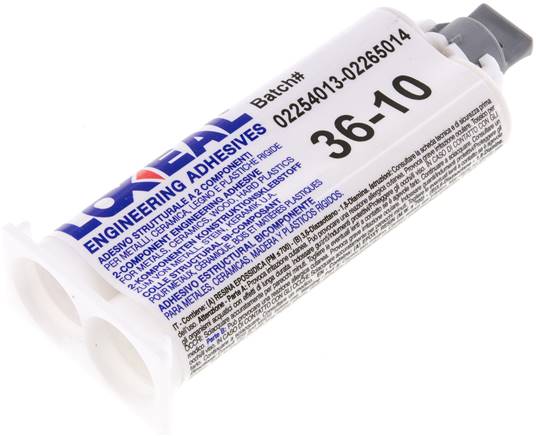 LOXEAL 2-Komponenten Klebstoff, 50 ml Doppelkartusche (1:1, B-System), 36-10/50