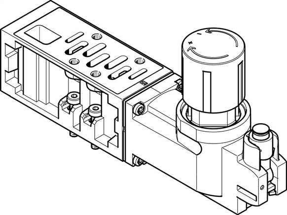 FESTO VABF-S1-2-R1C2-C-10 (555758) Reglerplatte