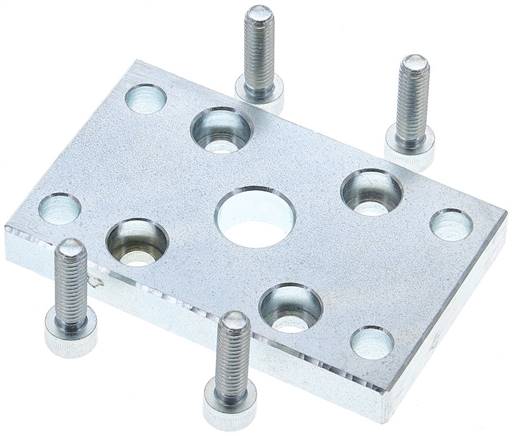 Flanschbefestigung f. Kompaktzylinder 32 mm