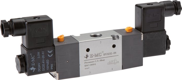 3/2-Wege Magnetventil RV3232, G 1/4", Impulsventil, 230 V AC