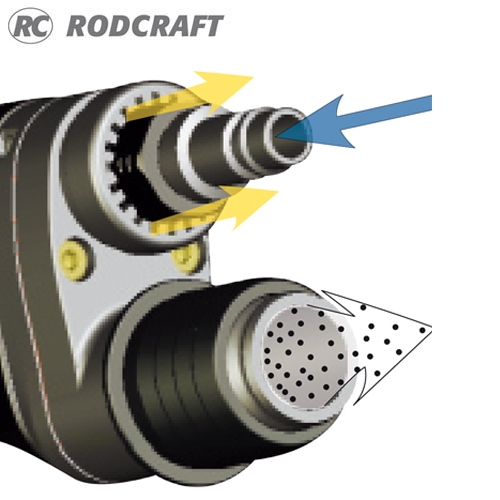 Rodcraft Exzenterschleifer Komposit RC7710V6 2H