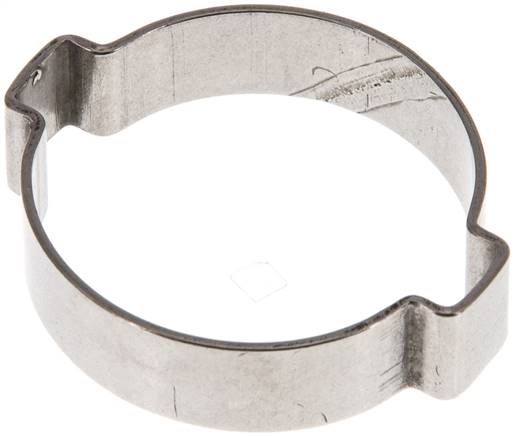 2-Ohr-Schlauchschelle 29,3 - 34mm, 1.4307 (W4)