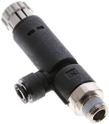 Druckregler R 1/8"-4mm, ohne Manometer, IQS-Standard