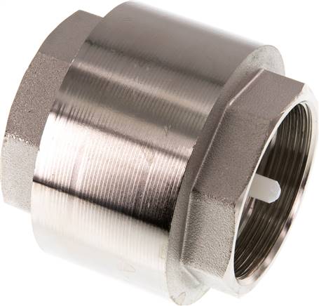 Rückschlagventil (leicht), G 2", PN 10, Messing vernickelt