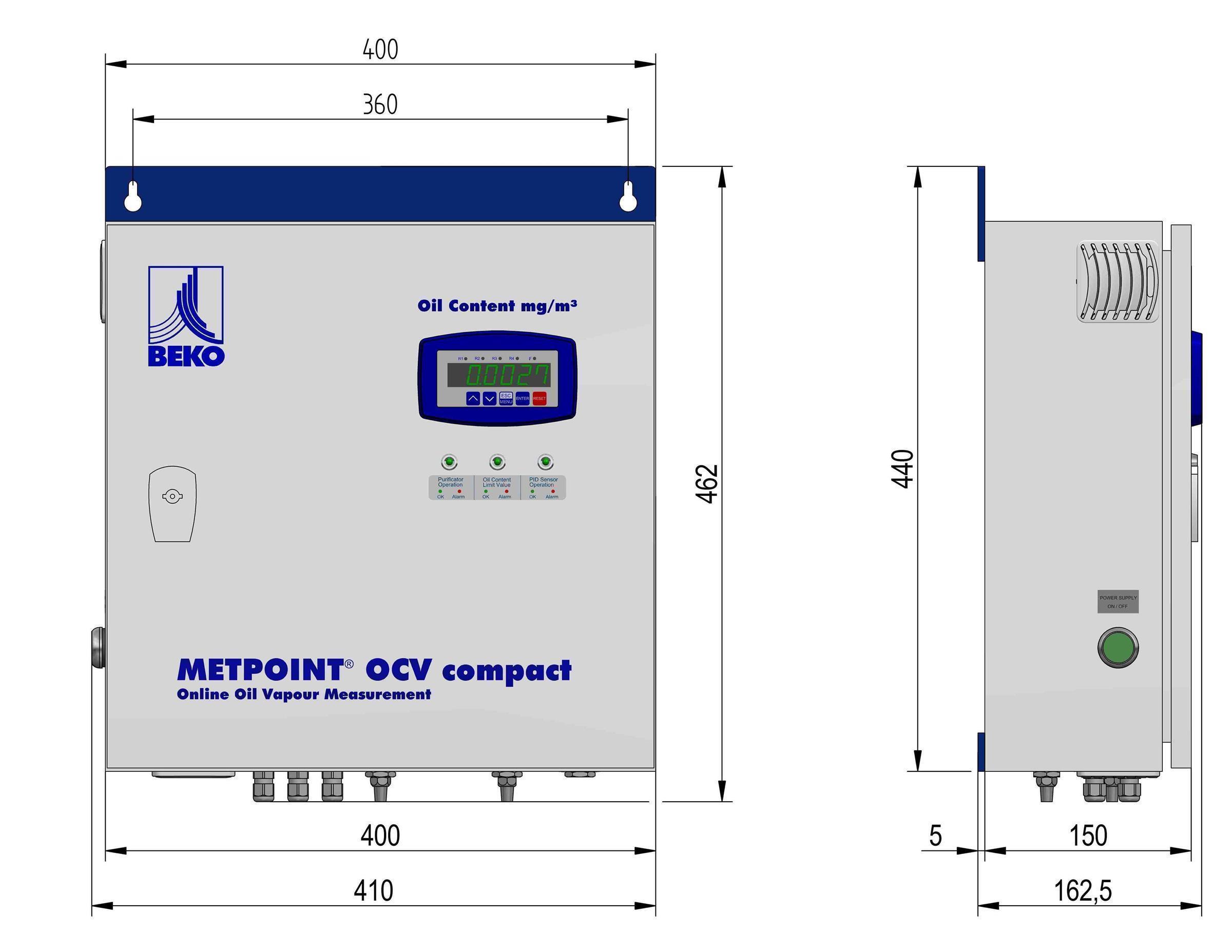 Messstrecke für METPOINT OCV DN20
