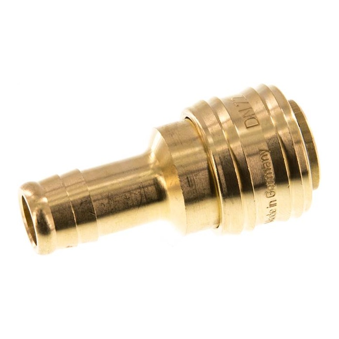 Attacco rapido (NW7.2) tubo da 13 (1/2") mm, ottone