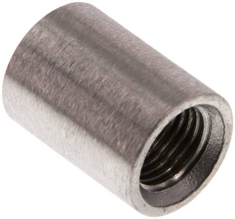 Rundmuffe Rp 1/4"-Rp 1/4", 1.4408