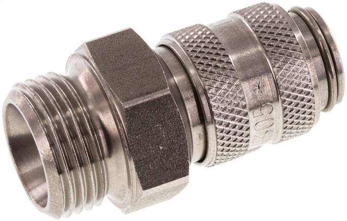 Schnellkupplung (NW5) G 3/8"(AG), Edelstahl