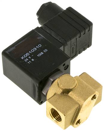 3/2-Wege Vakuumventil (NC), G 1/4", -0,9 bis 6bar, 24 V=