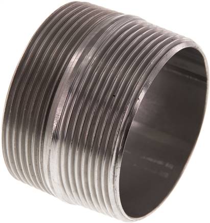 Rohrdoppelnippel R 2"-40mm, 1.4571