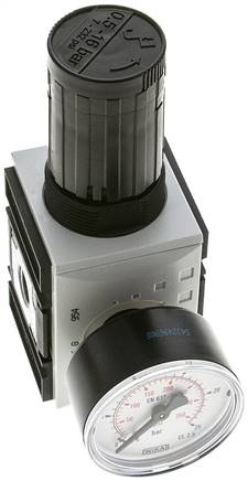 FUTURA Präzisionsdruckregler, G 1/4", 0,5 - 16bar, mit durchgehender Druckversorgung