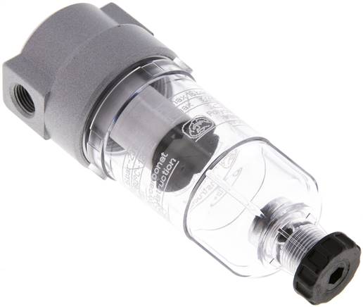 Mini-Filter G 1/8", Kunststoffbehälter