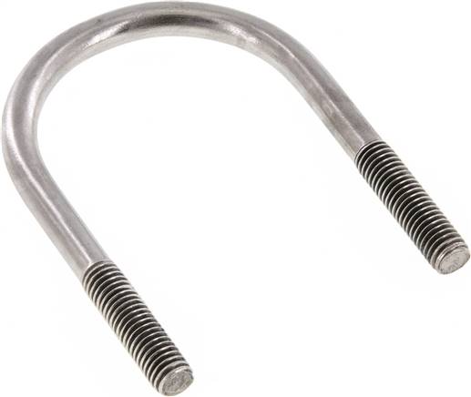 Rundstahlbügel, M 8, 48,3mm, 1.4301