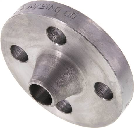 Vorschweißflansch DN15-PN40 (DIN/EN), DIN 2635 & EN 1092-1 (Typ 11), 21,3mm, Stahl