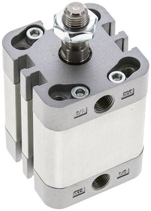 ISO 21287-Zylinder, doppeltw., Kolben 32mm, Hub 20mm, Kolbenstange AG