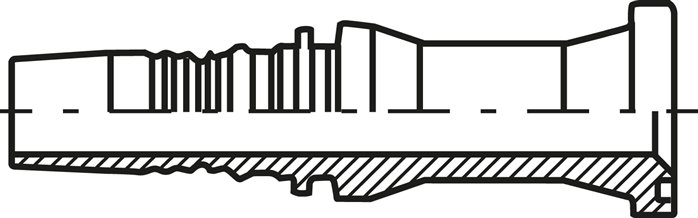 4SH-Pressanschluss SFS (gerade), 79,4 (2")