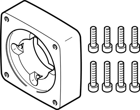 FESTO EAMF-A-44C-60P (1956846) Motorflansch