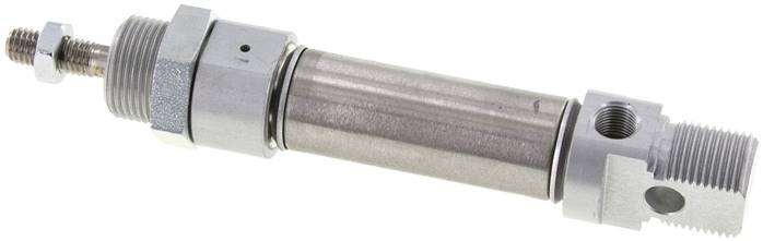 ISO 6432-Zylinder, einfachwirkend, Kolben 20mm, Hub 25mm