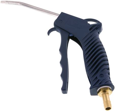 Kunststoff Ausblaspistole mit Verlängerungsrohr, mit Schlauchtülle 9 mm