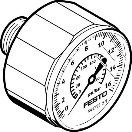 FESTO MA-27-16-R1/8 (541733) Manometer