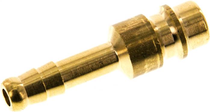 Kupplungsstecker (NW7,2) 6 (1/4")mm Schlauch, Messing