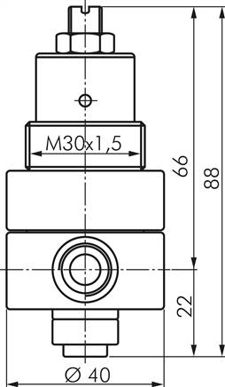 Druckregler, Messing, G 1/4", 0,5 - 8bar (Standard), BG0
