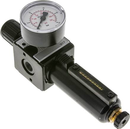 MULTIFIX Filterregler, G 1/4", 0,5 - 16bar, Baureihe 1, Metallbehälter