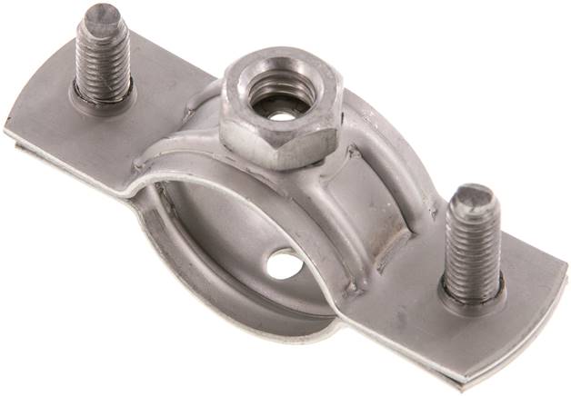 Rohrschelle, 25 - 28mm, 1.4404, ohne Einlage