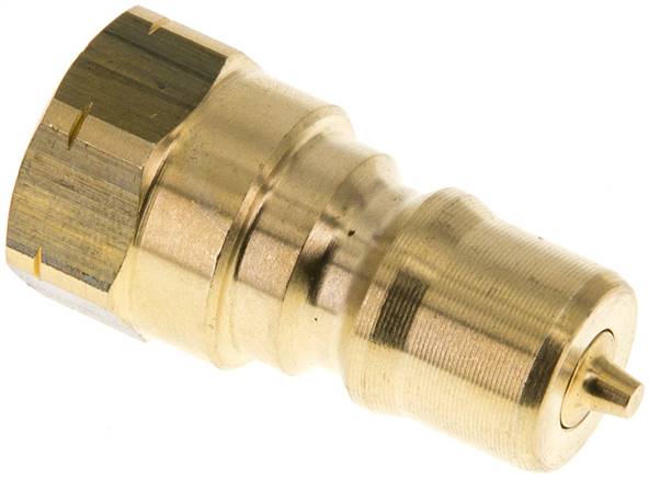 Hydraulikkupplung ISO 7241-1B, Stecker, NPT 1/4"(IG),Messing