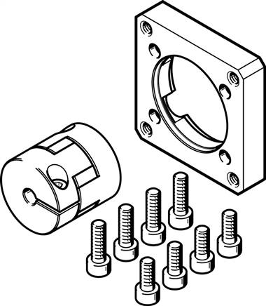 FESTO EAMM-A-P10-38A-55A (562659) Axialbausatz