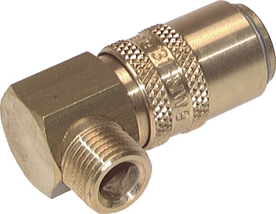 90°-Temperier-Schnellkupplung 13mm Zapfen,M 16x1,5(AG)