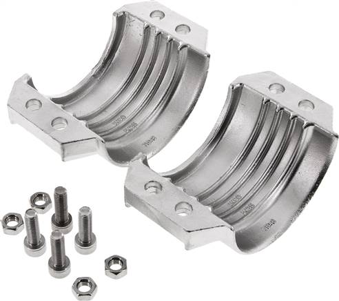 Klemmschalen 89 - 93mm, 1.4401, EN14420-3 (DIN2817)