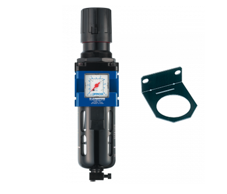 PREVOST ALTO 3 - Filterregler mit Manometer und Befestigung