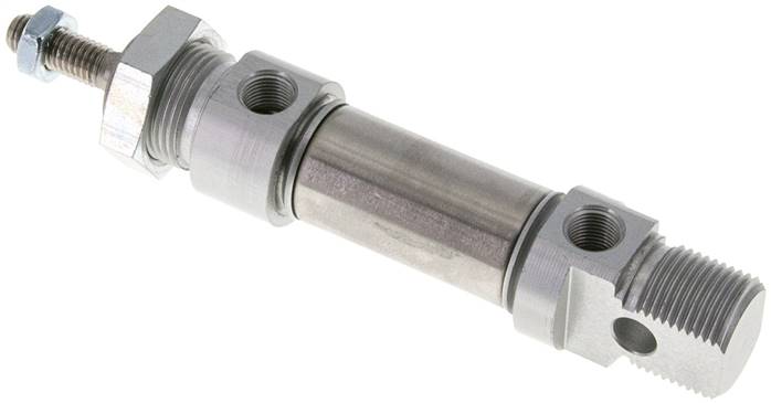 ISO 6432-Zylinder, doppeltwirkend, Kolben 20mm,Hub 10mm