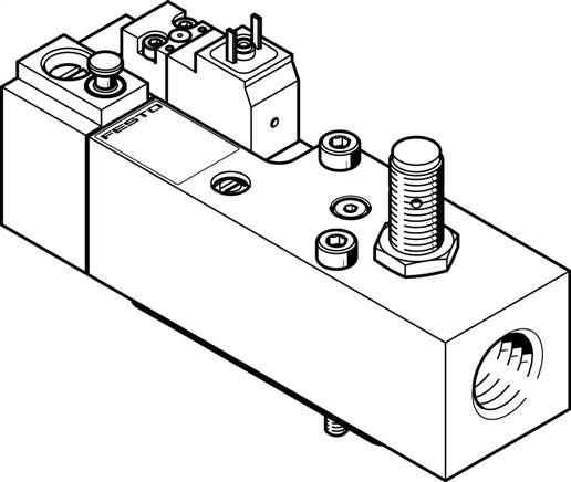FESTO VABF-S6-1-P5A4-G12-4-1-N (558233) Druckaufbauventil