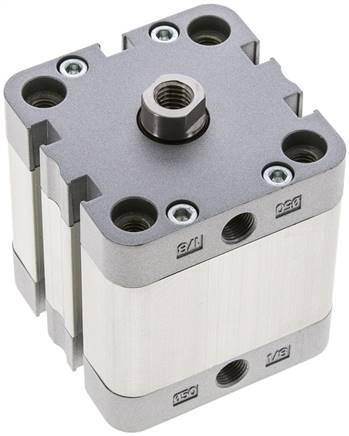 ISO 21287-Zylinder, doppeltw., Kolben 50mm, Hub 25mm, Kolbenstange mit IG