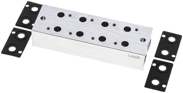 Mehrfachanschlussplatte (4-fach) für 3/2-Wege Ventile zu V 31-4